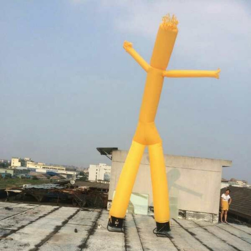 6米充气双腿空中舞星小丑跳舞人气模人广告开业庆典单腿气模舞星