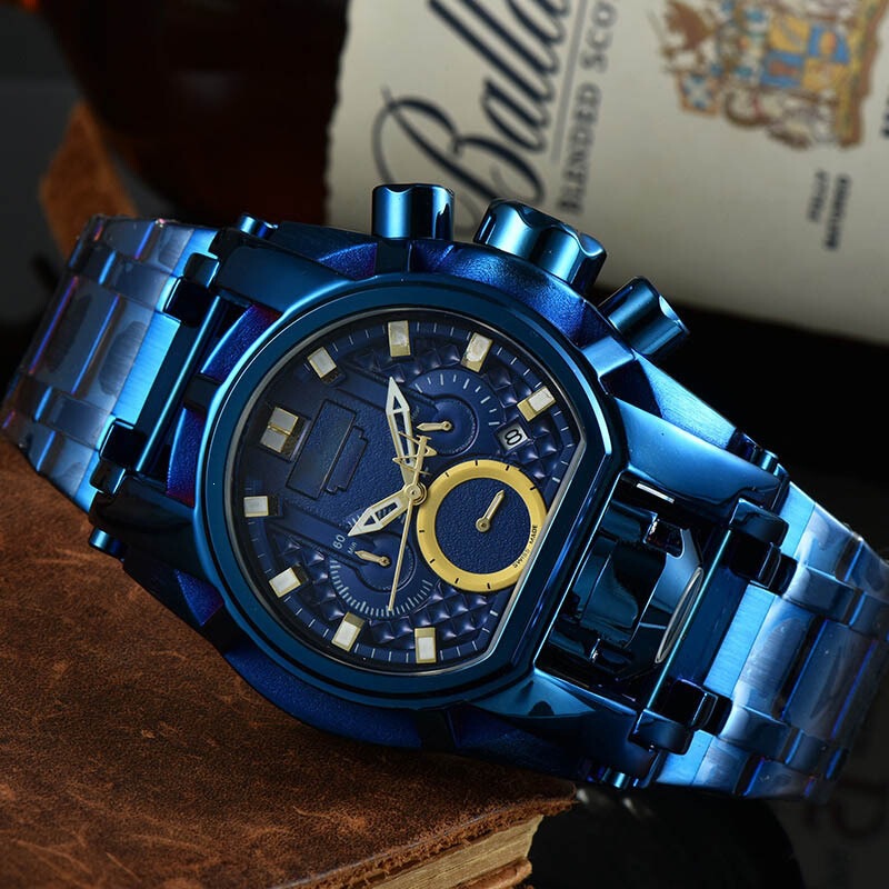 Manufacturer Wholesale Aliexpress Men's High-Quality Fashionable Business Steel Band Chronograph Invicta Brand Steel Band Men's Wristwatch Manufacturer Wholesale Aliexpress Men's High-Quality Fashionable Business Steel Band Chronograph Invicta Brand Steel Band Men's Wristwatch