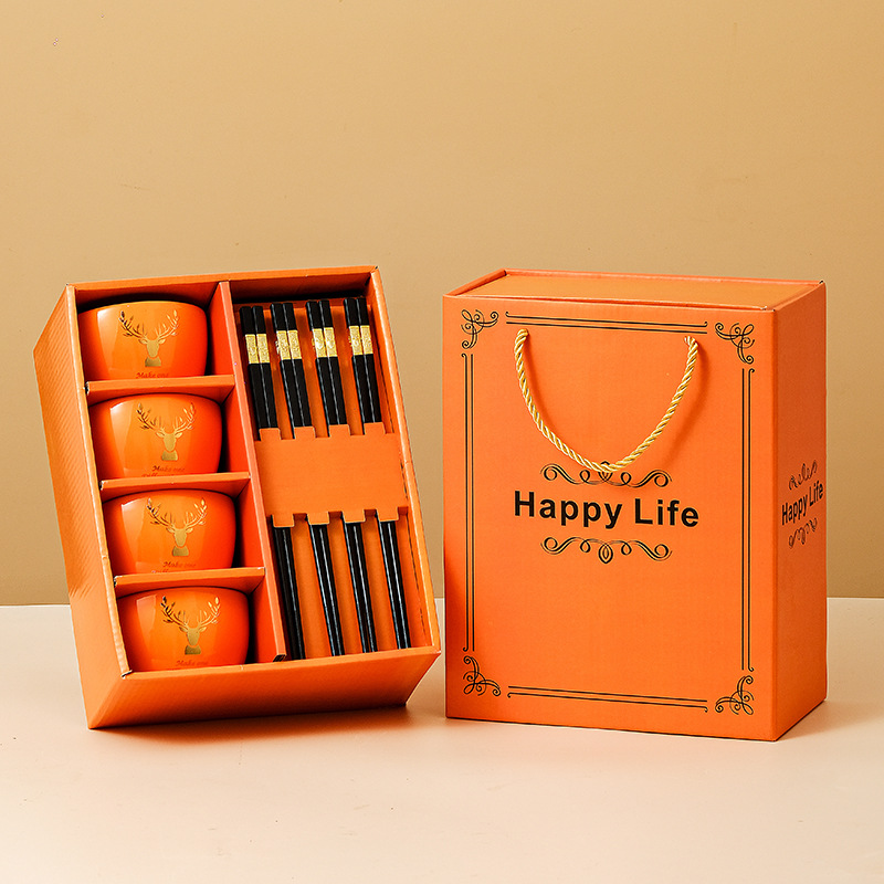 cross-border ceramic bowl and dish set， tableware set， household rice bowl， opening ceremony， ceramic tableware set wholesale dining bowl