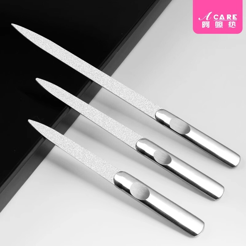 Free Shipping/Nail File/Stainless Steel A1V30-Double-Sided File Nail Sanding Strip Manicure Tool Repair