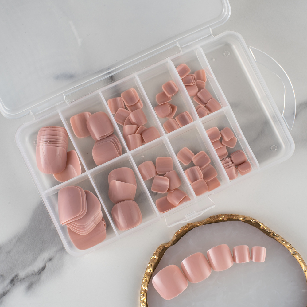 Solid color nail stickers