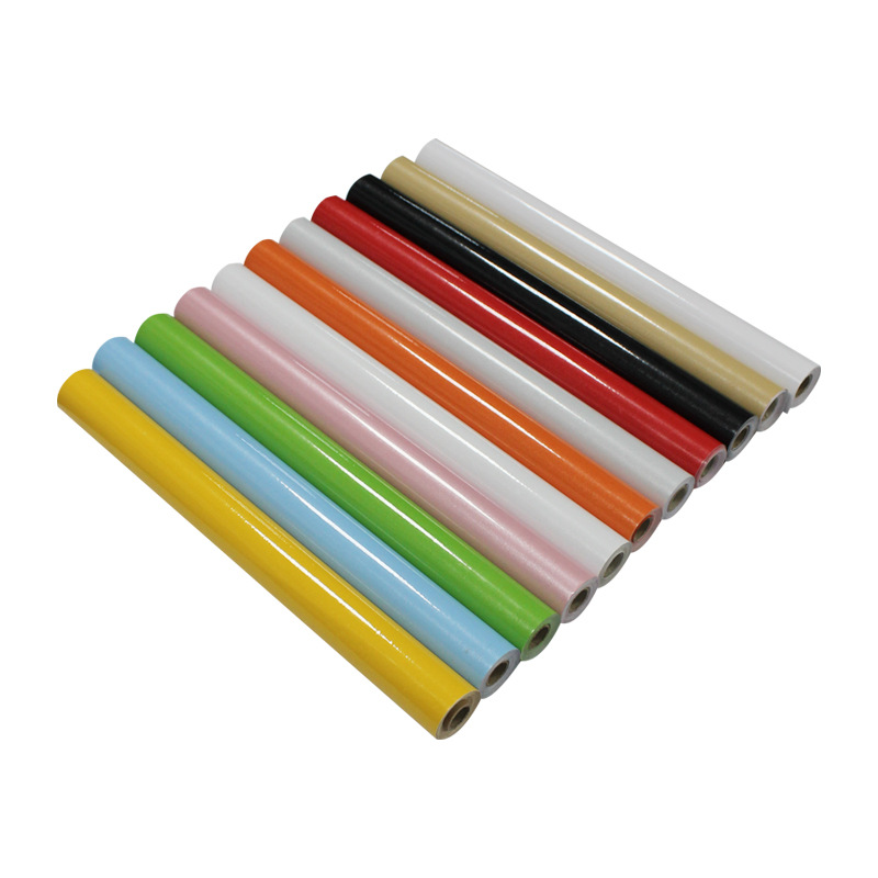 Pintura a la parrilla de película perlada PVC Fondo de pantalla de pared Autoadhesivo de color sólido dormitorio superior Fondo de pantalla de cocina pegatinas decorativas pegatinas