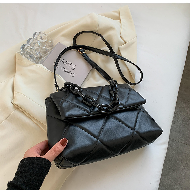 Herbst und Wintertaschen 2021 neue trendige Taschen Damentaschen Fashion OneShoulder Messenger Bagpicture2