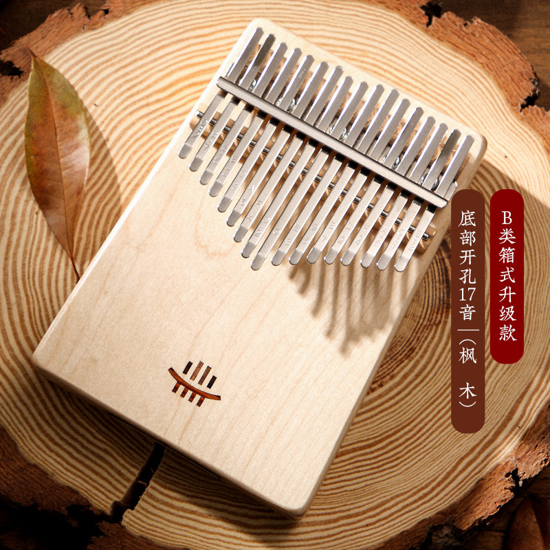 Kalimba đàn piano ngón tay cái Kalimba có lỗ đáy 17/21 âm di động