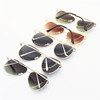 Metal sunglasses, trend glasses solar-powered, wholesale