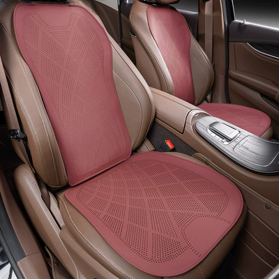 seat cushion advanced sense half cushion — Four Seasons Pad - ultra-thin-and-breathablebackrest-single-piece-volcano-red-clean-labelno-logo