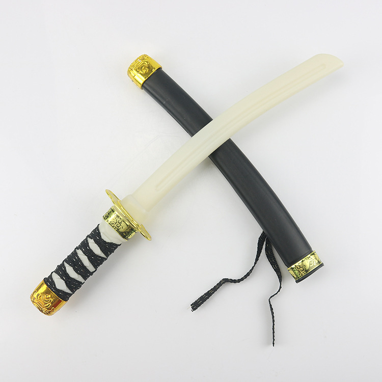 Fabricantes de niños ninja armamento juego de juguetes japoneses samurai accesorios de plástico espada samurai