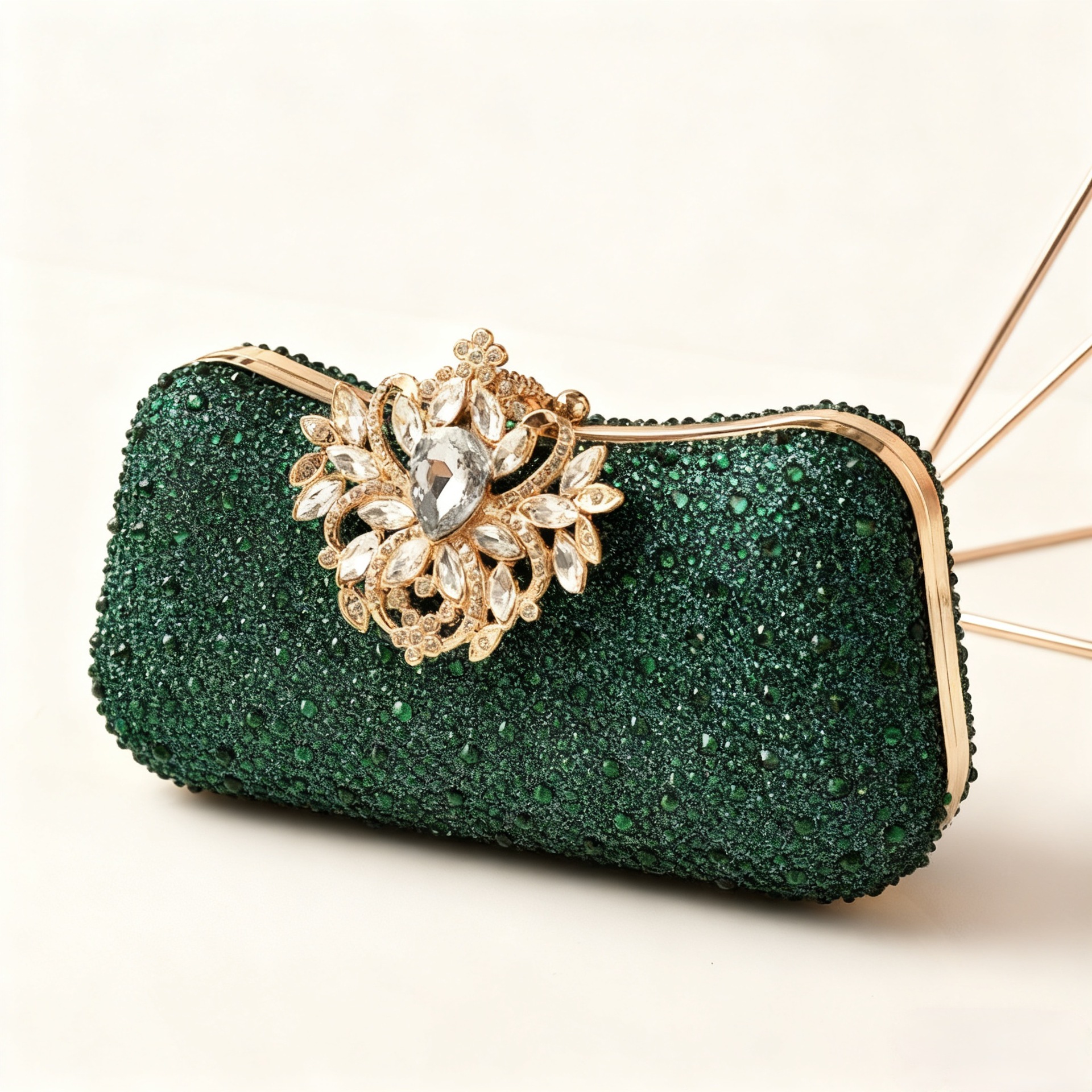 Bolsa de cena de lujo de diamante de dama transfronteriza, bolsa de mano de vestido de fiesta europea y americana, bolsa de cena de alta calidad cheongsam