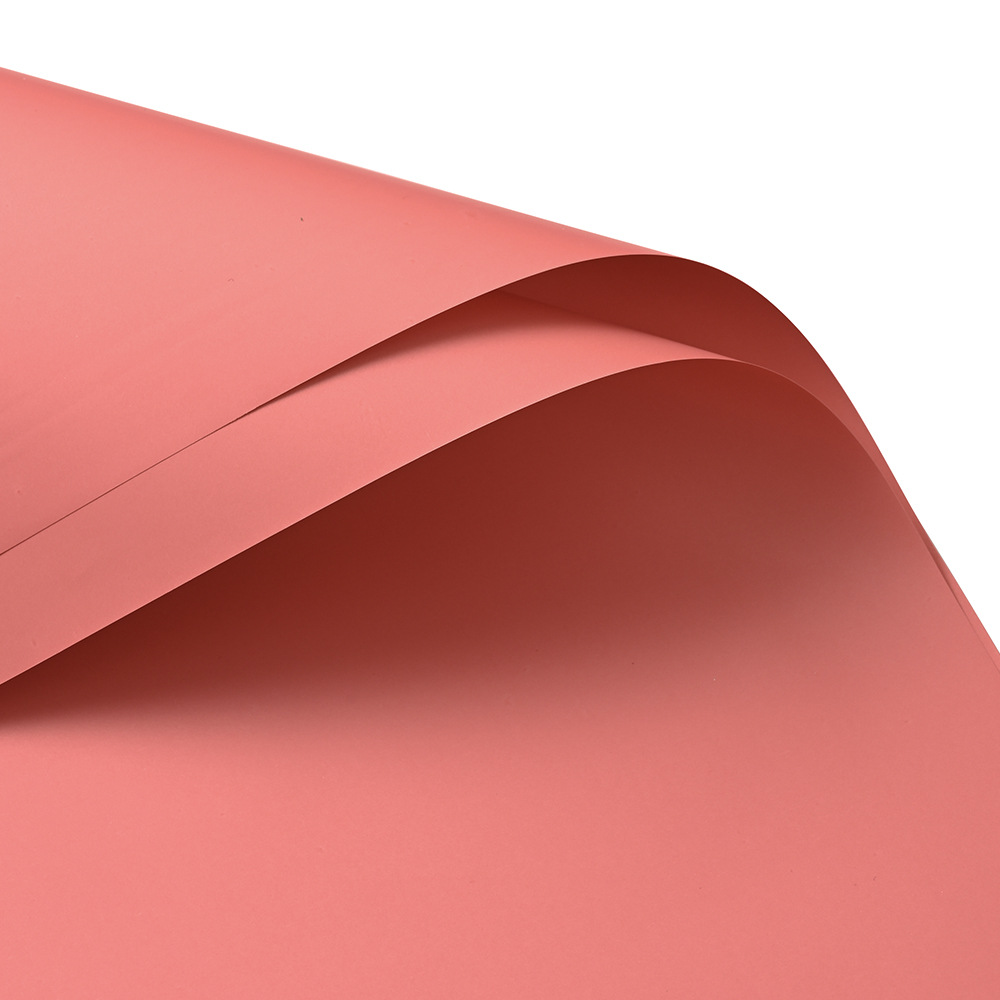 Jiemi materiales de flores florería floristería papel de embalaje de flores impermeable papel euroasiático de dos colores color sólido papel Ouya papel de embalaje de ramo