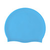 Men's silica gel waterproof durable big high swimming cap for swimming