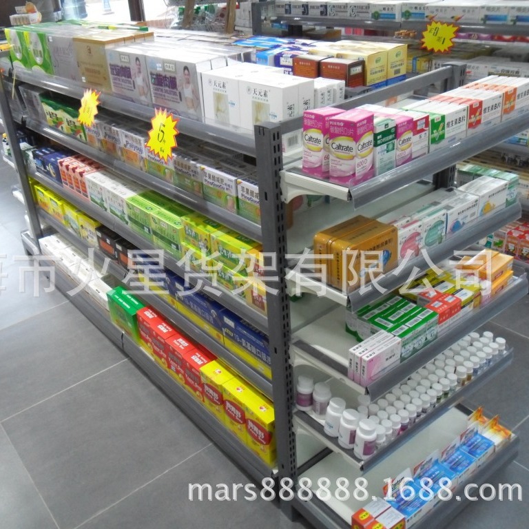 药店货架 药房货架 超市架