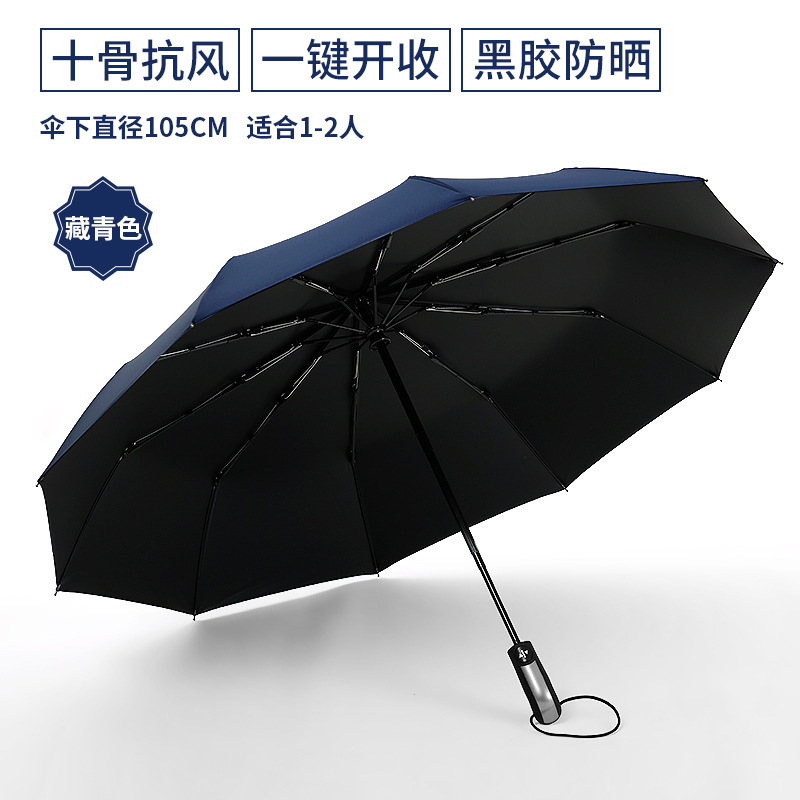 全自動折りたたみ傘大量卸売大型サイズ日焼け止め日除け晴れ傘男女日傘カスタム広告|undefined