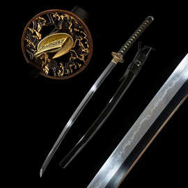 修罗打刀日本弯刀长款T10钢刀剑武士批发外贸katana冷兵器未开刃