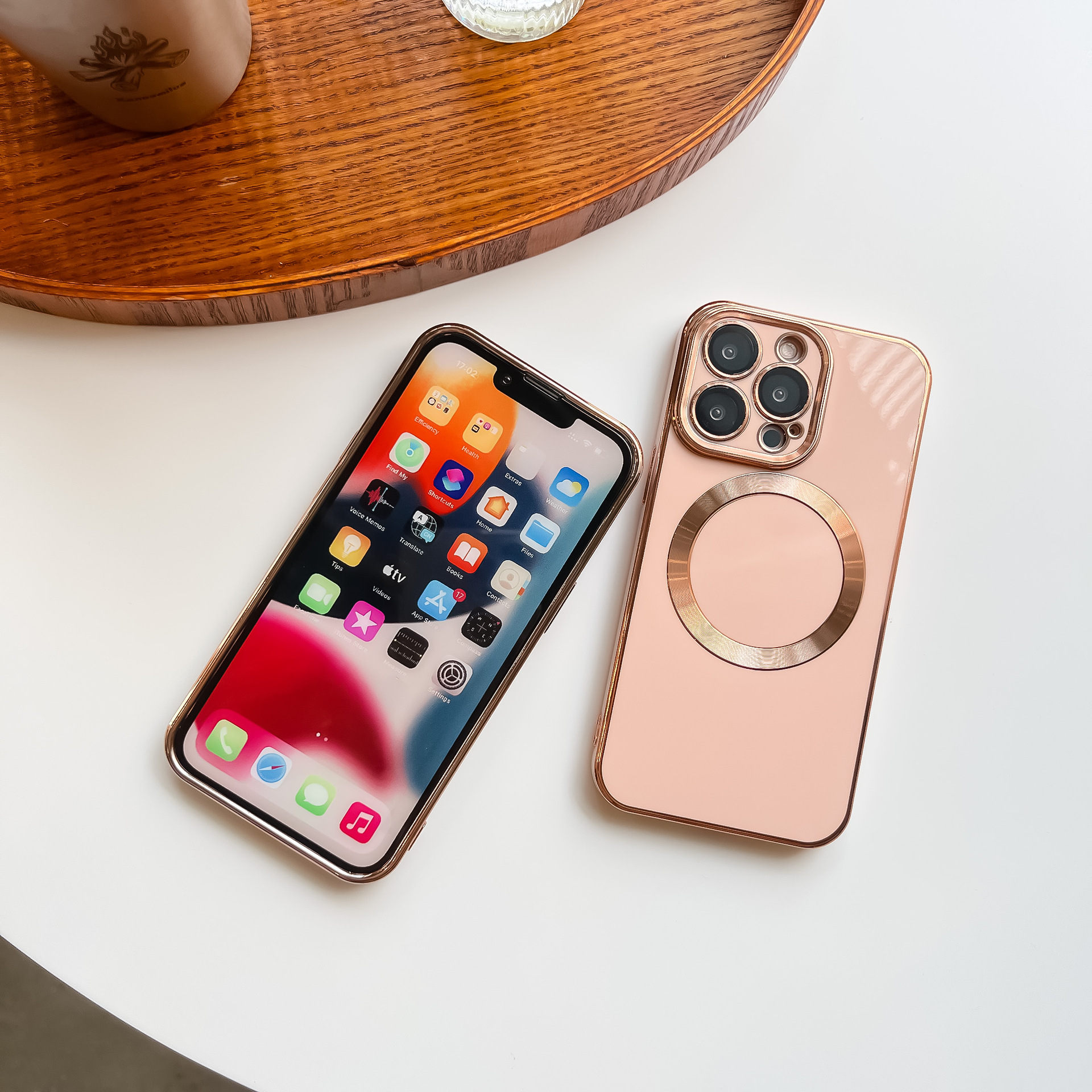 Title 5, Solid Color Electroplating Magnetic Pull Ribbon...