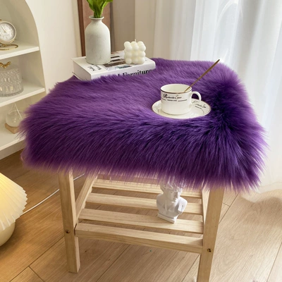 Wool pad — Cushion, Coffee Table Tablecloth Exhibition - 4040cm-square-violet