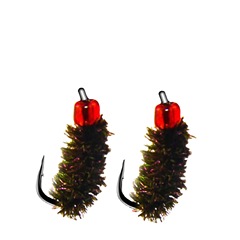 Highly simulated cocked-mouthed white-striped black fish, handmade flies, exquisite nano-bug bait, bionic lure fly hook