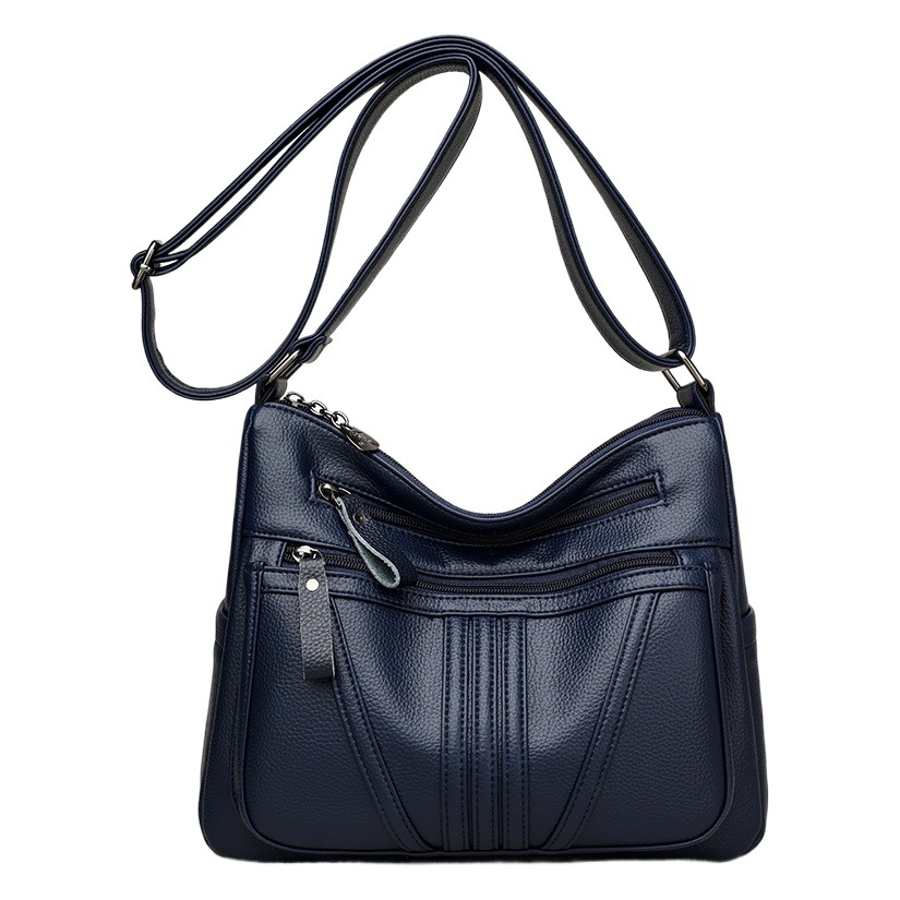 Bolso bandolera de un solo hombro con textura de viajero de gran capacidad para mujer 2025 primavera nuevo estilo salvaje ins bolso de mediana edad marea