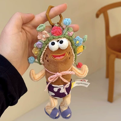 Authentic Bikini Bottom Resident, Pluş açarlıqlar - hairpin-happy-fish-small-pendant-genuine-authorization