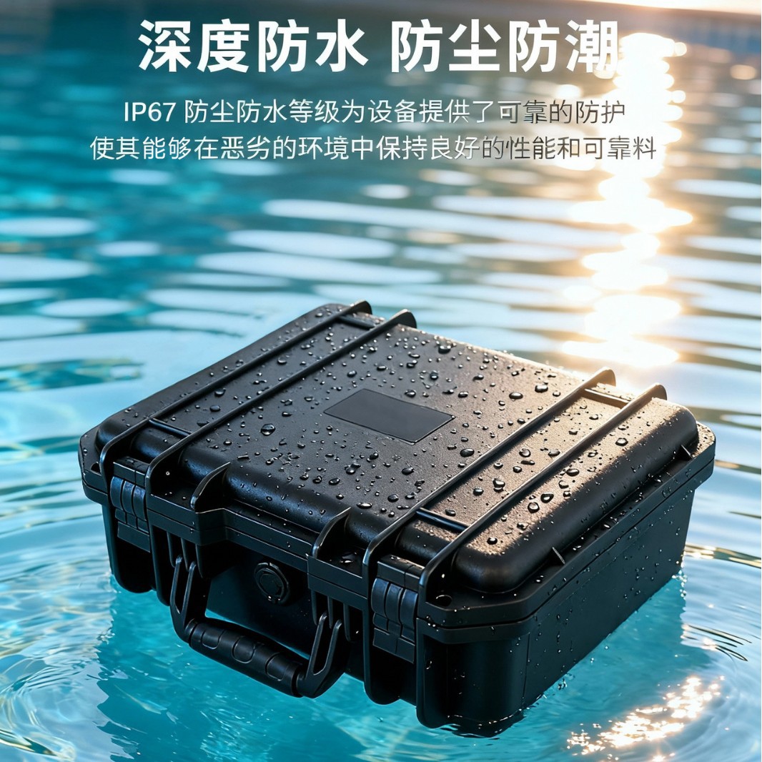 Caja de instrumentos de precisión portátil engrosada caja de protección de Seguridad de instrumentos multifuncionales caja de equipos portátiles de plástico personalizada
