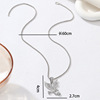 Necklace hip-hop style, zirconium, pendant, accessory, European style, micro incrustation