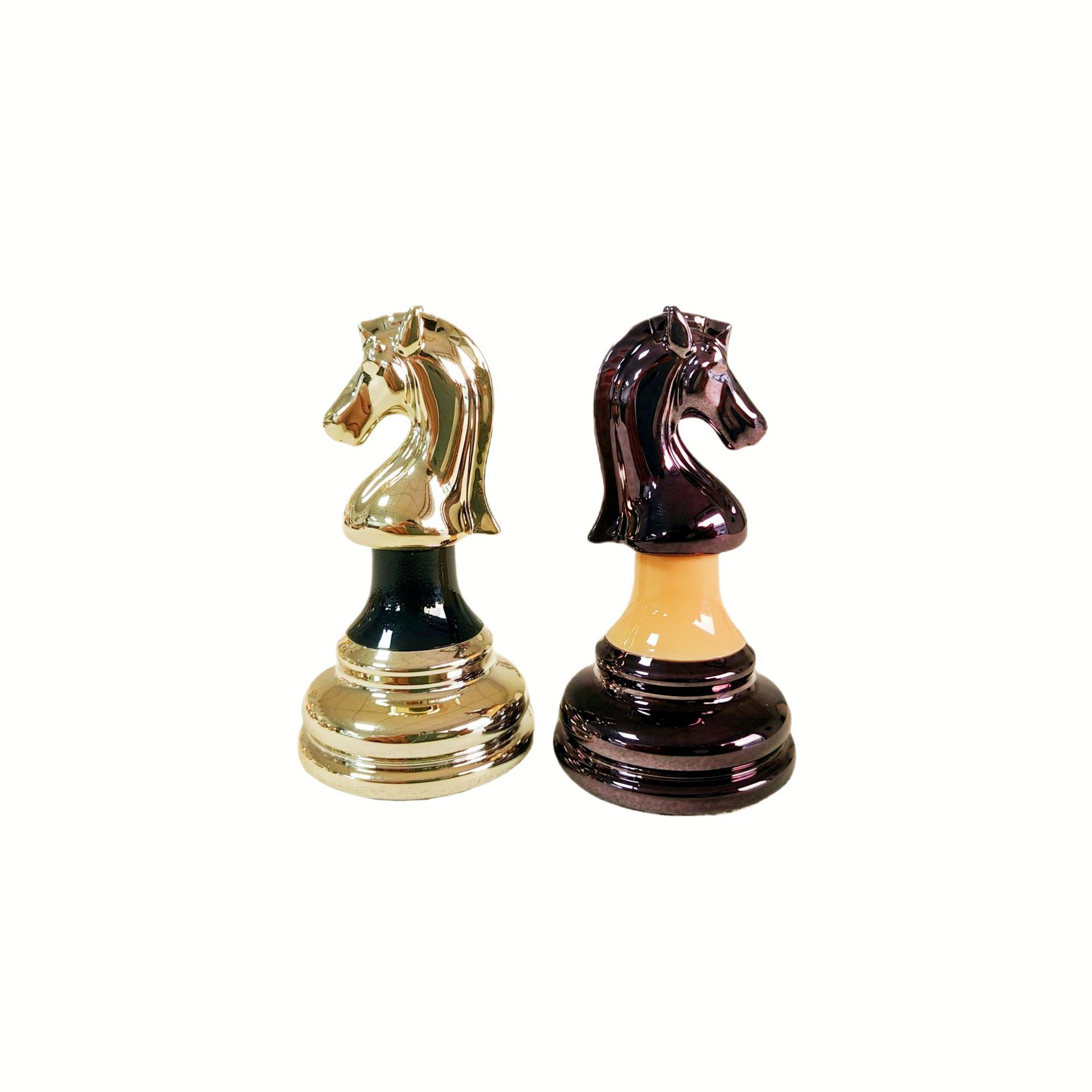 Piezas de ajedrez de alta gama al por mayor, accesorios para juegos de mesa, piezas de ajedrez de alta calidad de 3.5 pulgadas, éxito de ventas en plataformas de comercio electrónico