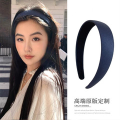 耳朵仔子同款藏青色发箍2025时尚百搭年新款轻奢发饰头饰高颅顶女