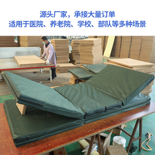 Single or Double Layer Flat Mattress Coconut Fiber Mattress Hospital Bed Mattress for Schools Prisons Military Hospitals Elderly Care Homes