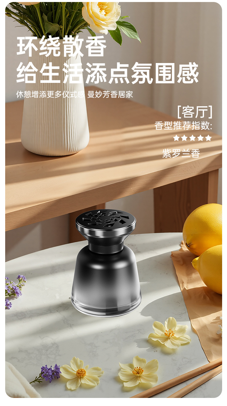Shunwangshun Oriental Car Fragrance Perfume High-End Car Interior Decoration Long-Lasting Plant-Based Fragrance for Men and Women