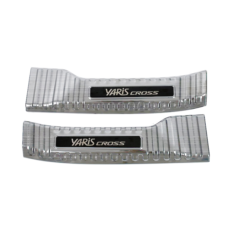 Suitable for 24 Toyota Yaris cross stainless steel sill bar modified welcome pedal trunk rear guard