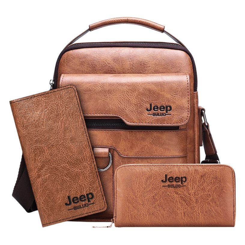 Traje combinado retro Bolso de hombre de negocios Bolso de hombro de gran capacidad Bolso de mensajero de los hombres Marca de moda Maletín portátil Comercio exterior