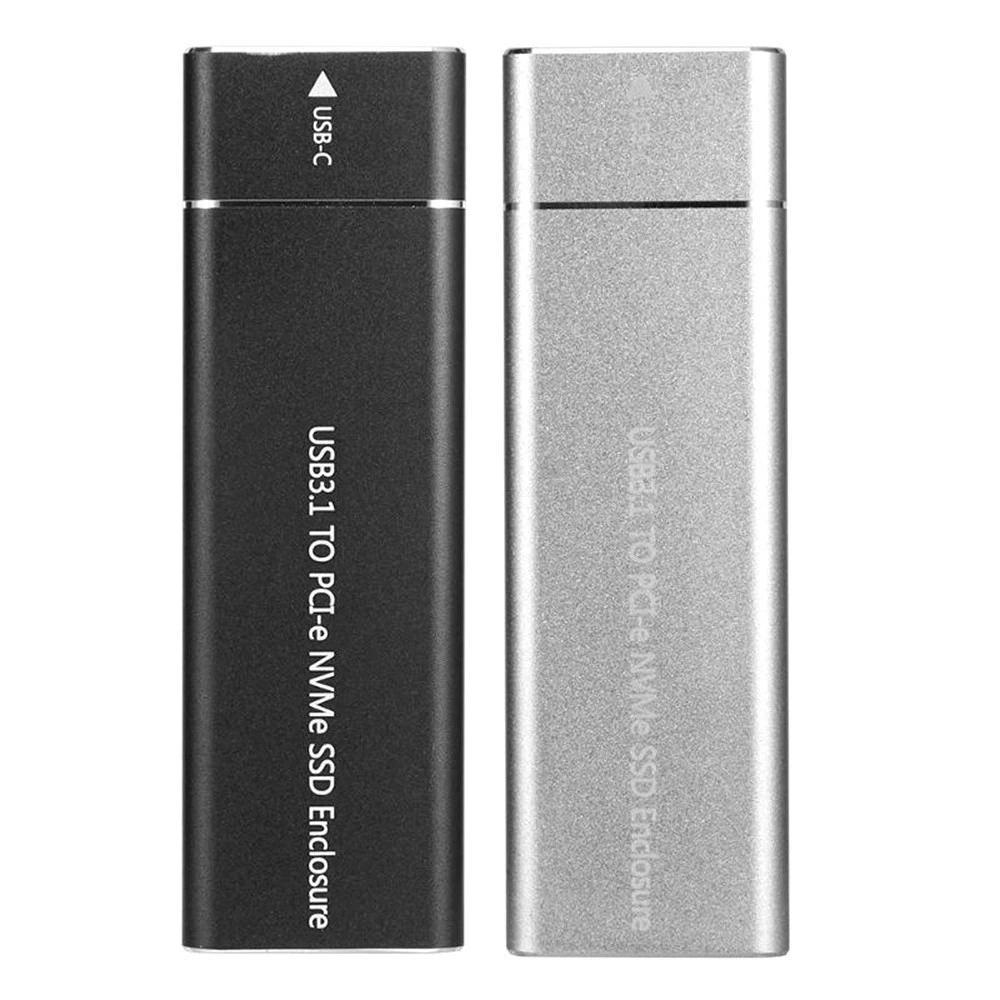 M.2 SSD Enclosure, NVMe/NGFF Support to USB 3.1 Type-C, Solid Metal High-Speed External Case