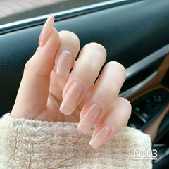 穿戴美甲冰透色裸色膠溫柔顯白果凍玉脂甲油膠光療美甲店用高級感