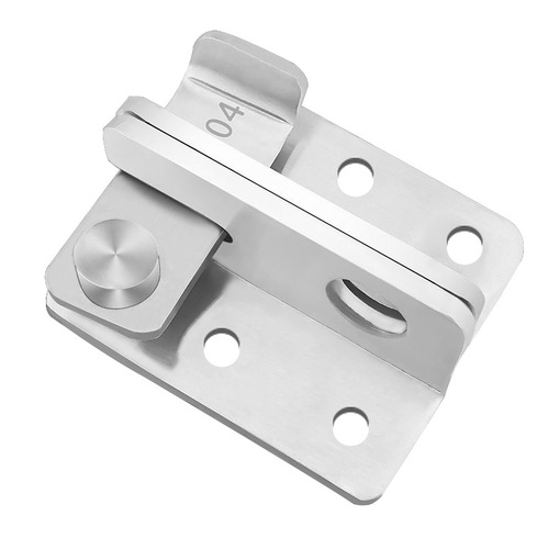 304 stainless steel latch door buckle padlock hasp cabinet door lock push-pull sliding door lock buckle safety door bolt