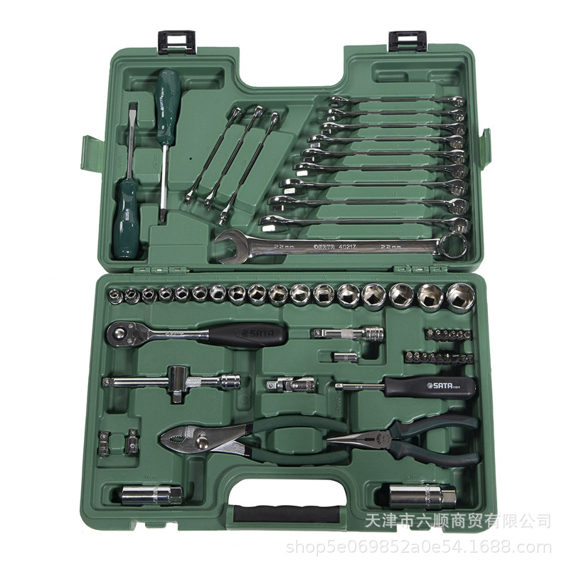SHIDA 도구 09942 | 60 빠른 수리 상점 자동 유지 보수 세트 래칫 렌치 소켓 자동 유지 보수 조합