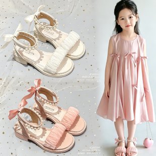 Zapatos de playa para niños de verano 2026 zapatos de princesa de moda para niños zapatos de playa para niños zapatos romanos para niños