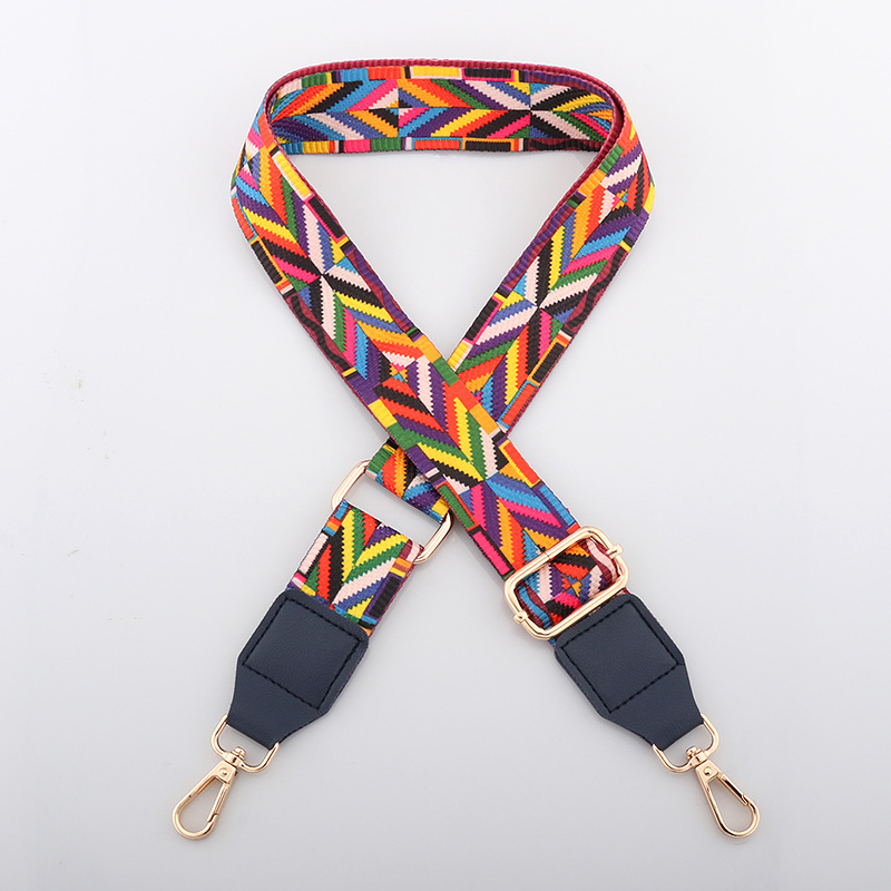 Polyester Plaid Bag Strap display picture 1