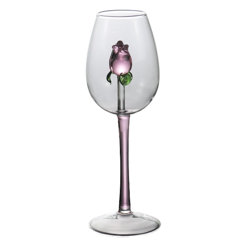 Copa creativa de estilo europeo vidrio de borosilicato Día de San Valentín romántica copa de vino tinto cristal champán vidrio de gama alta hogar