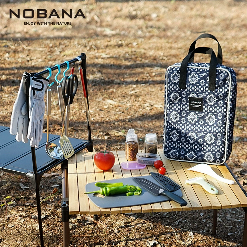 NOBANA открытый походная посуда костюм караван путешествия кухонная утварь самостоятельное Вождение походная посуда с перчатками для барбекю