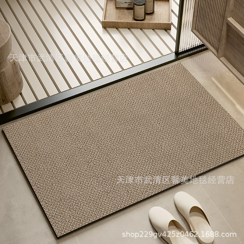 珪藻土フロアマット、シンプルなスタイル、耐摩耗性、お手入れ簡単、家庭用トイレと浴室のフロアマット、吸水性、滑り止め、メーカーから直接供給|undefined