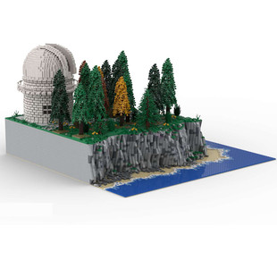 Moc-89835 Building on the Cliff Modular Building for Adults 11468 Number of Particles