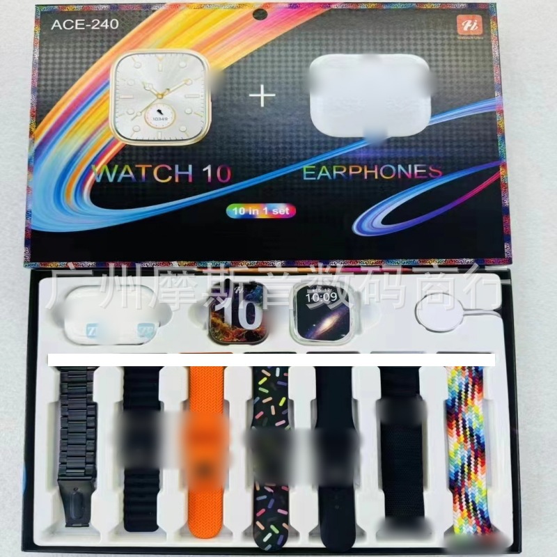 2025 nuevo reloj inteligente ACE220 para hombre multifunción Bluetooth teléfono deporte Huaqiangbei S10 pulsera inteligente