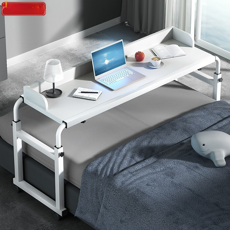 Movable Study Computer Table, Home Bed Table, Lazy Lift Bedroom Bedside Small Table, Office Desk, Cross-Bed Table