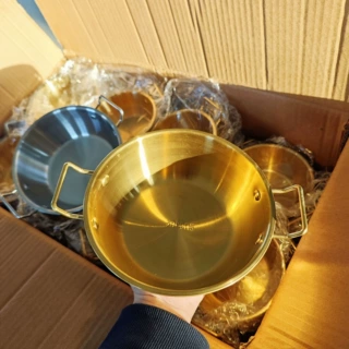 304不锈钢韩式泡面碗防烫双耳碗小吃碗嗦粉碗双耳加大号螺蛳粉碗