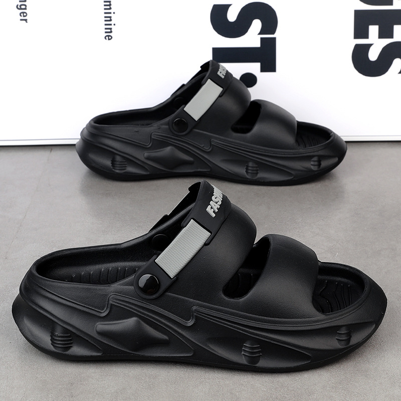 Pisar las zapatillas de mierda para hombres y mujeres tendencia de verano zapatillas deportivas de suela gruesa modelos de pareja sandalias antideslizantes al aire libre resistentes al desgaste