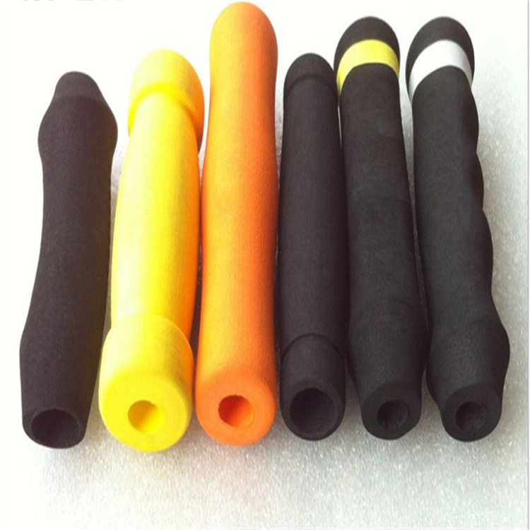 加工38度聚氨酯异形手把套 NBR迷彩手握柄 NBR伞把手把防护管