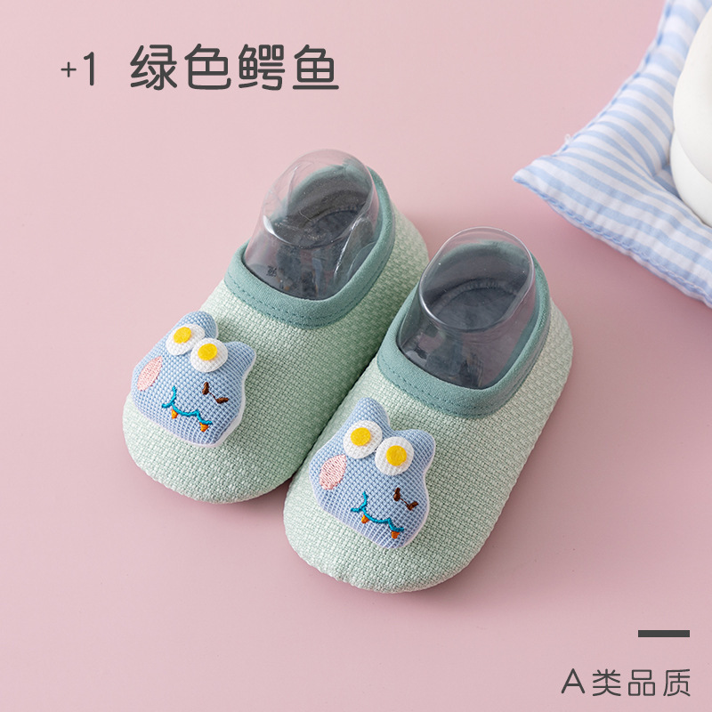 宝宝婴儿地板袜防滑卡通儿童软底室内学步鞋早教鞋学步软底春秋冬|undefined