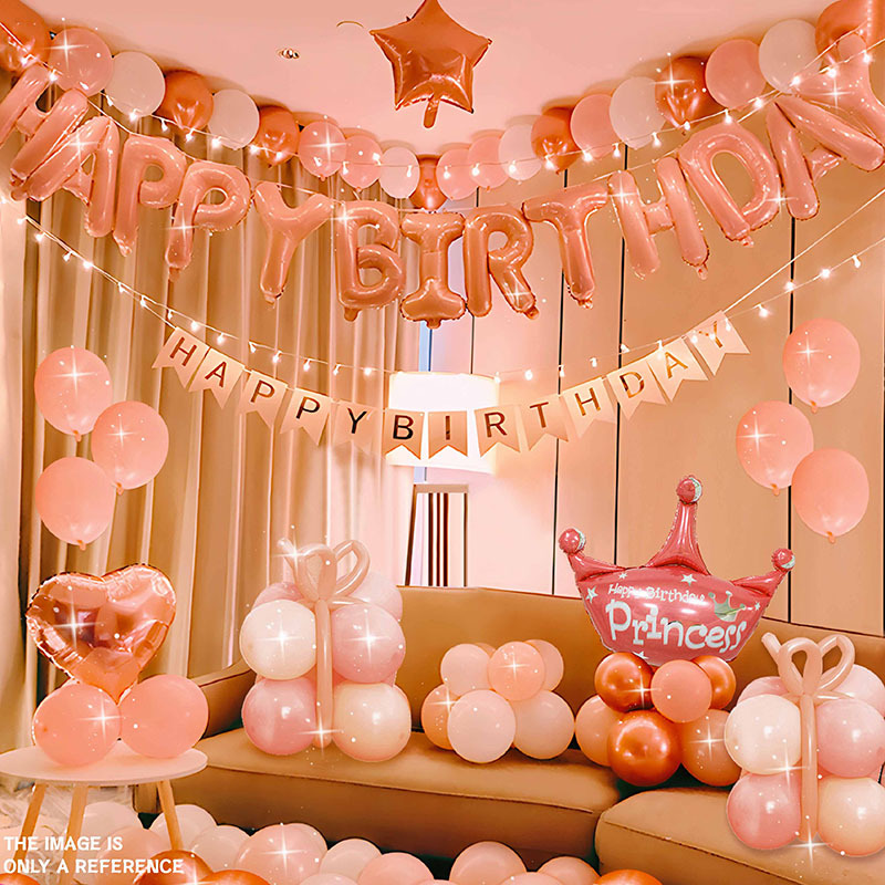 Feliz cumpleaños globo traje fiesta diseño 18 años de edad adulto ceremonia niños y niñas cumpleaños Fondo decoración de la pared globo