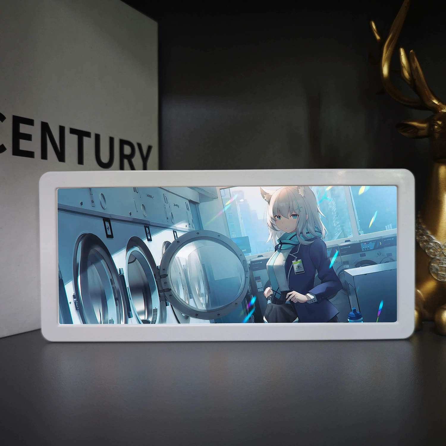 Rectangular lamp, night light for bed, Birthday gift