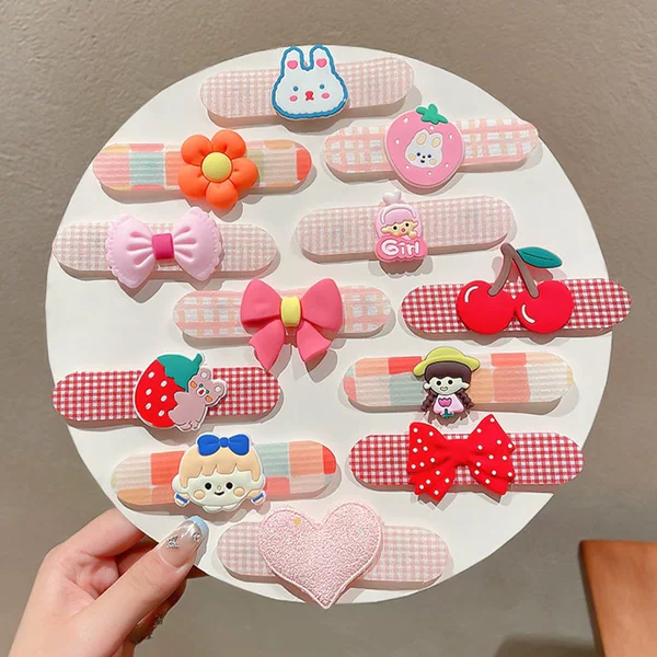 2026 New Cute Children's Hair Accessory Magic Hair Patch for Girls, Baby Hair Sticker, Little Girl Hair Ornament
