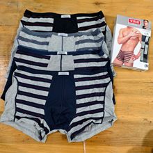 宝路易5132款男生弹力棉舒适透气柔软亲肤条纹中腰型男士平角内裤